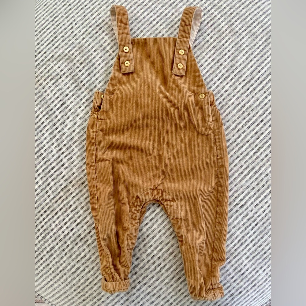 Corduroy Overalls - H&M Baby (9-12 months)